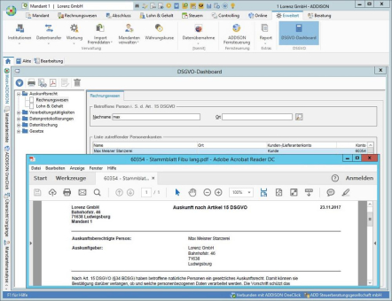 Datenschutzanforderungen mit dem DSGVO-Dashboard komfortabel umsetzen