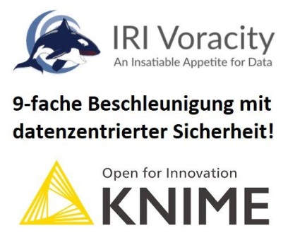 ❌ KNIME 9x schneller ❌ Big Data Wrangling und Data Analytics mit Datensicherheit, lokal oder in der Cloud ❗