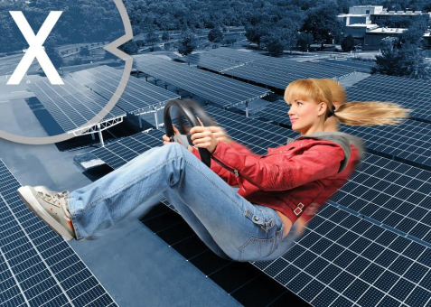 Solar & PV Parkplatz Überdachung in Oberösterreich mit Top Ten Städte Bau für einen Solar Carport Parksystem