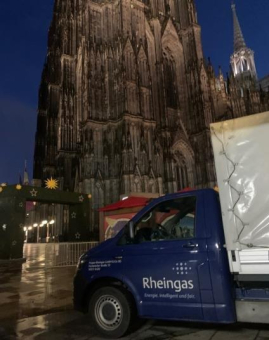 Rheingas und Hotmobil versorgen Kölner Dom Carré mit Wärme