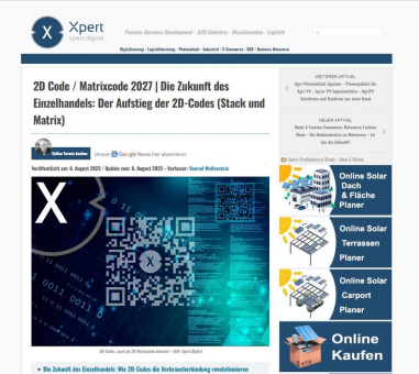 2D Code / Matrixcode 2027 | Die Zukunft des Einzelhandels: Der Aufstieg der 2D-Codes (Stack und Matrix)