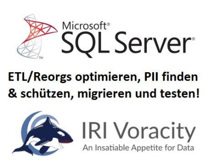 ❌ Microsoft SQL Server ❌ 10x schnelleres ETL mit Datentransformation, sensible Daten automatisch finden/schützen sowie umfassendes TDM ❗