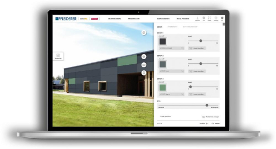 Mehr Kundenkomfort: Pfleiderer baut seine Online-Services für Fassaden & Brüstungen aus