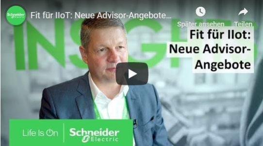 Schneider Electric bietet innovative Lösungen für IIoT-Umgebungen