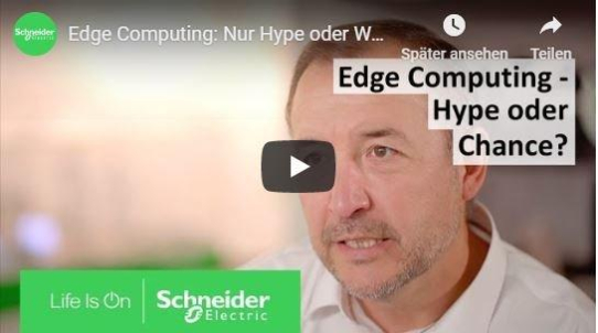 Schneider Electric unterstützt beim Ausbau von Edge-Infrastrukturen