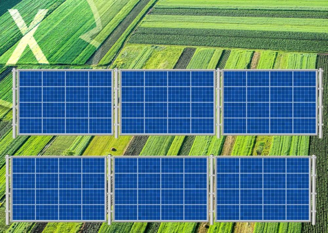 Lärmschutz & erster vertikal aufgeständerter Solarzaun in Kirchweidach (Bayern/Altötting) - Agri-Photovoltaik (Agri-PV) Anlage