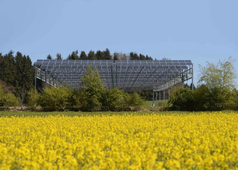 Staatliche Lehr- und Versuchsanstalt Obstversuchsgut (LVWO) in Heilbronn: Weinbau und Obstbau mit Agri-Photovoltaik (AgriPV)