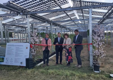 Baden-Württemberg und Agri-Photovoltaik: Dritte Pilotanlage der Modellregion Agri-PV Beerenanbau mit geschlossenem Wasserkreislauf (BW / Ba-Wü)