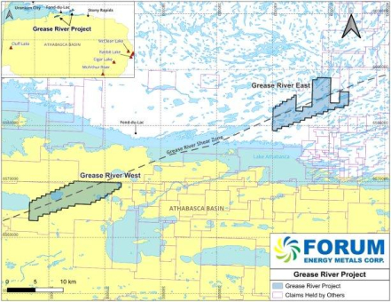 Traction Uranium und Forum Energy Metals identifizieren neue leitfähige Trends mittels luftgestützter geophysikalischer Untersuchung auf dem Projekt Grease River, Athabasca-Becken