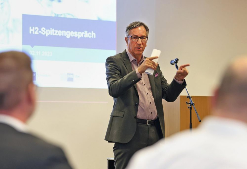 Spitzengespräch zur Zukunftstechnologie Wasserstoff