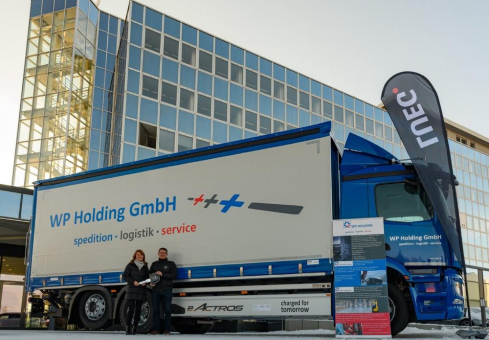 Erster E-Lkw bei WP