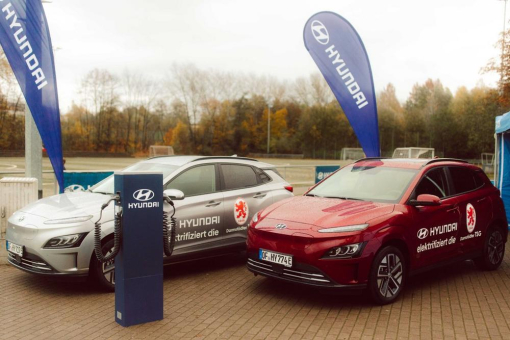 Darmstädter TSG erster Gewinner des Hyundai Nachhaltigkeitspaketes - „Time2Charge – Hyundai elektrifiziert Deutschlands Vereine“