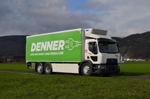 Rhyner Logistik stattet elektrischen Renault Truck mit Photovoltaikdach aus