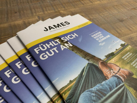 Fühlt sich gut an! Das neue JAMES-Magazin ist da