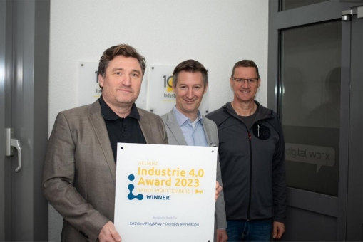 digital worx GmbH erhält VDMA-Award für digitale Plug´n´Play Retrofit-Lösung