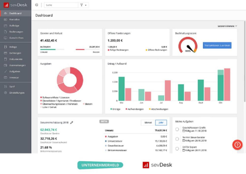 Digital Gründen: Start der Unternehmerheld-Buchhaltungssoftware powered by sevDesk - drei Monate kostenfrei testen
