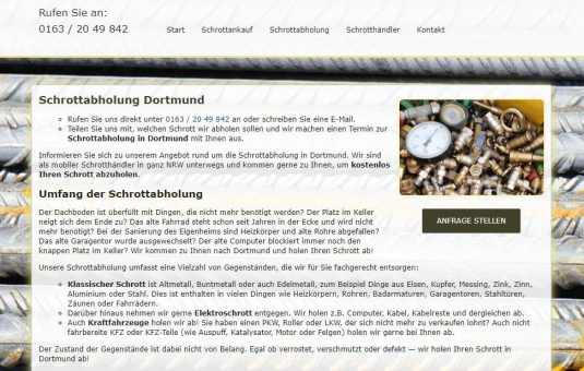 Schrottabholung Dortmund – Schrott ordnungsgemäß entsorgen