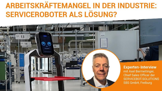 Arbeitskräftemangel in der Industrie: Serviceroboter als Lösung?