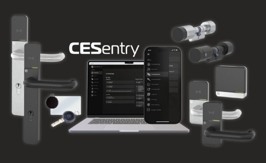 CES launcht elektronisches, cloudbasiertes Schließsystem: CESentry