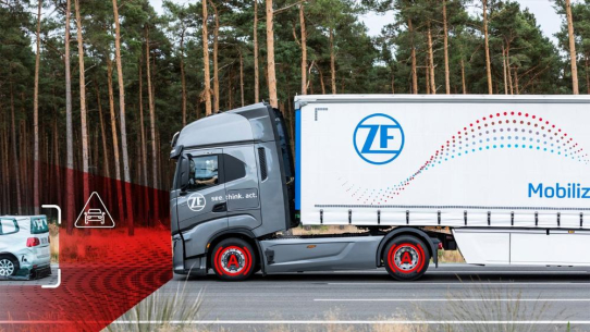 Innovationen für Sicherheit und Effizienz im Nutzfahrzeug: ZF zeigt Lkw-Auflieger-Technologien