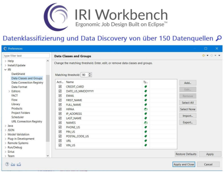 ❌ Datenvalidierung ❌ Eigene Skripte für die Verwendung bei der Datenklassifizierung und Data Discovery erstellen ❗