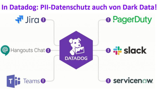 ❌ Datenschutz in Datadog ❌ Schnelles Data Discovery für bspw. Datenmaskierung von sensiblen PII in (auch) Dark Data ❗