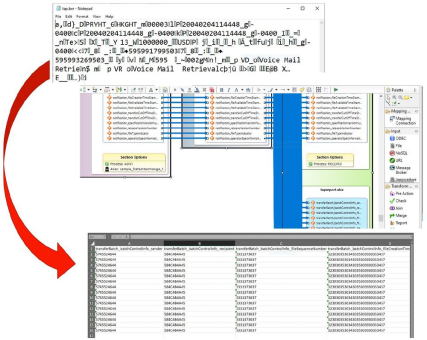 ❌ ASN.1-Dateien ❌ Direkte Datenintegration und Datenmigration mit Datenbereinigung und Datenmaskierung, für Datenverarbeitung und Report ❗