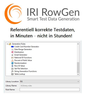 ❌ Test Data Generation ❌ Realistische Testdaten-Werte konsistent über Tabellen oder Dateien hinweg synthetisieren ❗