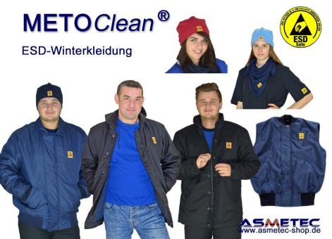 METOCLEAN ESD-Winterbekleidung ist die sichere Lösung im Kampf gegen Kälte und ESD