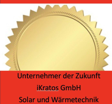 Das deutsche Innovationsinstitut hat ausgezeichnet: iKratos ist Unternehmer der Zukunft