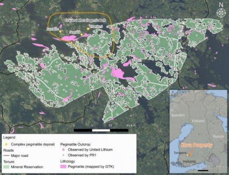 United Lithium erweitert seinen Grundbesitz um drei vielversprechende Konzessionsgebiete in Finnland und Schweden