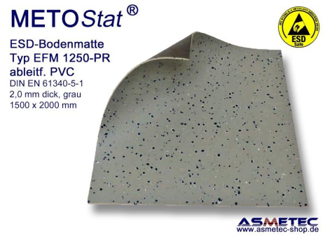 METOSTAT ESD-Bodenmatte 1250-PR - Der Bestseller von Asmetec