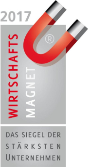 Siegel "Wirtschaftsmagnet 2017" für Fasihi GmbH