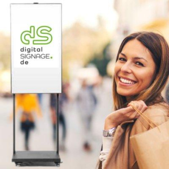 digitalSIGNAGE.de Geschäftsführer Björn Christiansen stellt neues Digital Signage Produkt Highlight vor