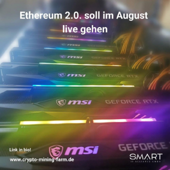 Ethereum 2.0. soll im August live gehen - Ethereum The Merge in greifbarer Nähe