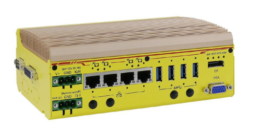 POC-551VTC In-Vehicle Embedded System mit 4x PoE+