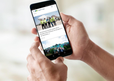 Neue Logwin App bringt aktuelle Informationen und bietet Mitarbeitern interaktive Austauschplattform