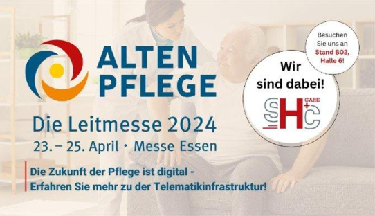 Alles zur Telematikinfrastruktur auf der Altenpflegemesse in Essen