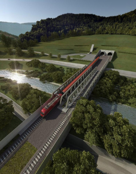 Bahntechnische Ausstattung des ÖBB Großprojekts - PORR und Rhomberg Sersa rüsten den Semmering-Basistunnel aus