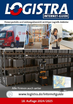 LOGISTRA Internet-Guide 2024 erscheint in der 18. Auflage online und als Beilage in den Fachpublikationen LOGISTRA und Transport.