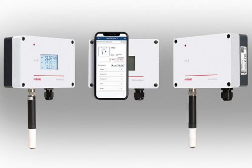 Neuer HygroFlex Advanced HF5A kombiniert Feuchte-, Temperatur- und Taupunktmessung mit Smartphone-Kompatibilität