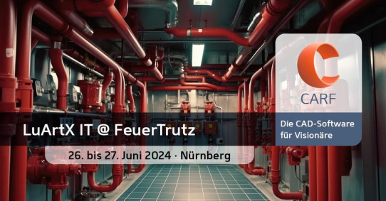 LuArtX IT feiert in Nürnberg mit Sprinkler-3D-Modul Premiere