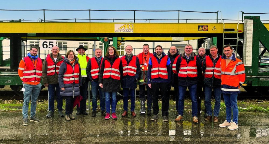 Treffen der ERFA Gleisanschluss-Gruppe Bayern bei der ARS Altmann AG in Wolnzach