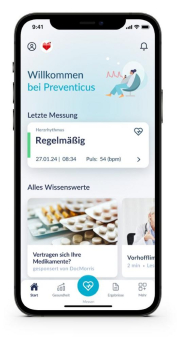 Preventicus stellt Weiterentwicklung der App Heartbeats und Preventicus Coach für die kardio-vaskuläre Vorsorge auf dem Hauptstadtkongress vor