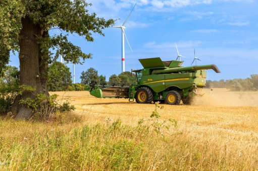 Sicherheit für Landwirte bei der Ernte