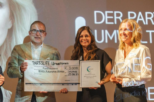 PARTSLIFE Umweltpreis 2024 geht an BORG Automotive