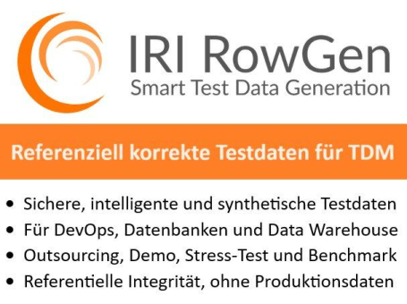 ❌ TDM ❌  Testdaten direkt in Dateiformate synthetisieren, wie Trennzeichen-Dateien (CSV, TSV, etc.), auch JSON, XML und LDIF (für LDAP) ❗