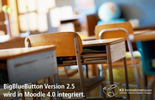 BigBlueButton 2.5 wird in Moodle 4.0 integriert