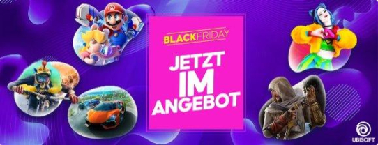 Ubisoft Black Friday Angebote im Handel gestartet