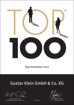 Innovationskraft aus Schongau: Gustav Klein als Top Innovator 2021 ausgezeichnet